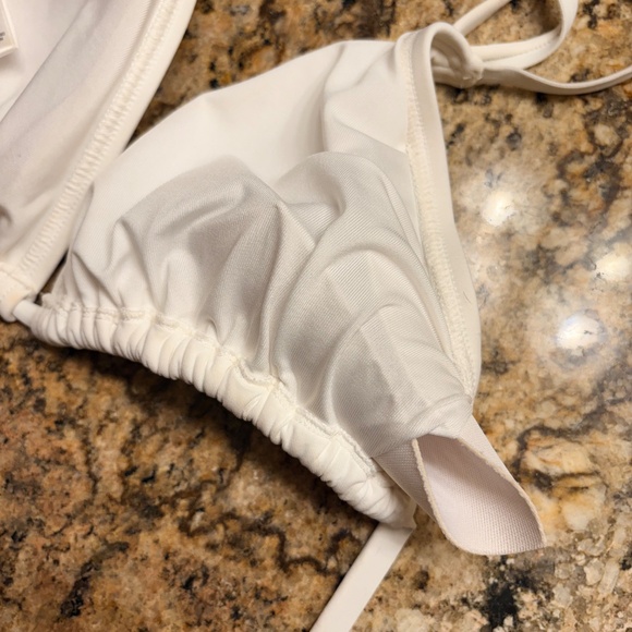 Michael Koss White Bikini Swim Wear Women's Bottom-XS Top-M - Picture 8 of 10
